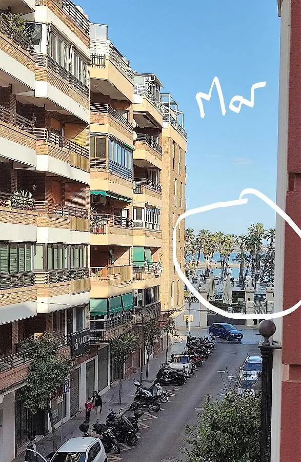 Malagueta Beach & Muelle1 & Centre Con Parking Privado Malaga